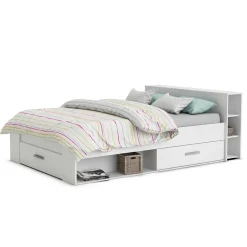 Best Weißes Bett 160x200 cm mit Stauraum - Monja Betten