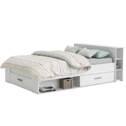 Best Weißes Bett 160x200 cm mit Stauraum - Monja Betten