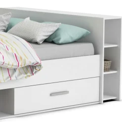 Best Weißes Bett 160x200 cm mit Stauraum - Monja Betten