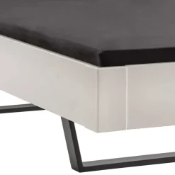 Sale Weißes Doppelbett aus Kiefer Massivholz - Lardias Betten