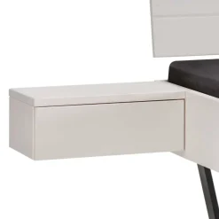 Sale Weißes Doppelbett aus Kiefer Massivholz - Lardias Betten