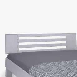 Sale Weißes Massivholzbett Annabell mit Kopfteil Betten