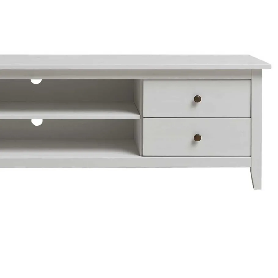 Weißes TV Board im Landhausstil - Astinion Tv & Hifi-Möbel|Lowboards