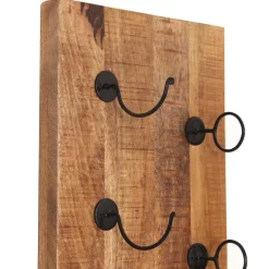 Sale Weinflaschenhalter aus Mangobaum Massivholz - Indri Regale