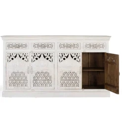 White Wash Sideboard im orientalischen Stil - Capo Sideboards