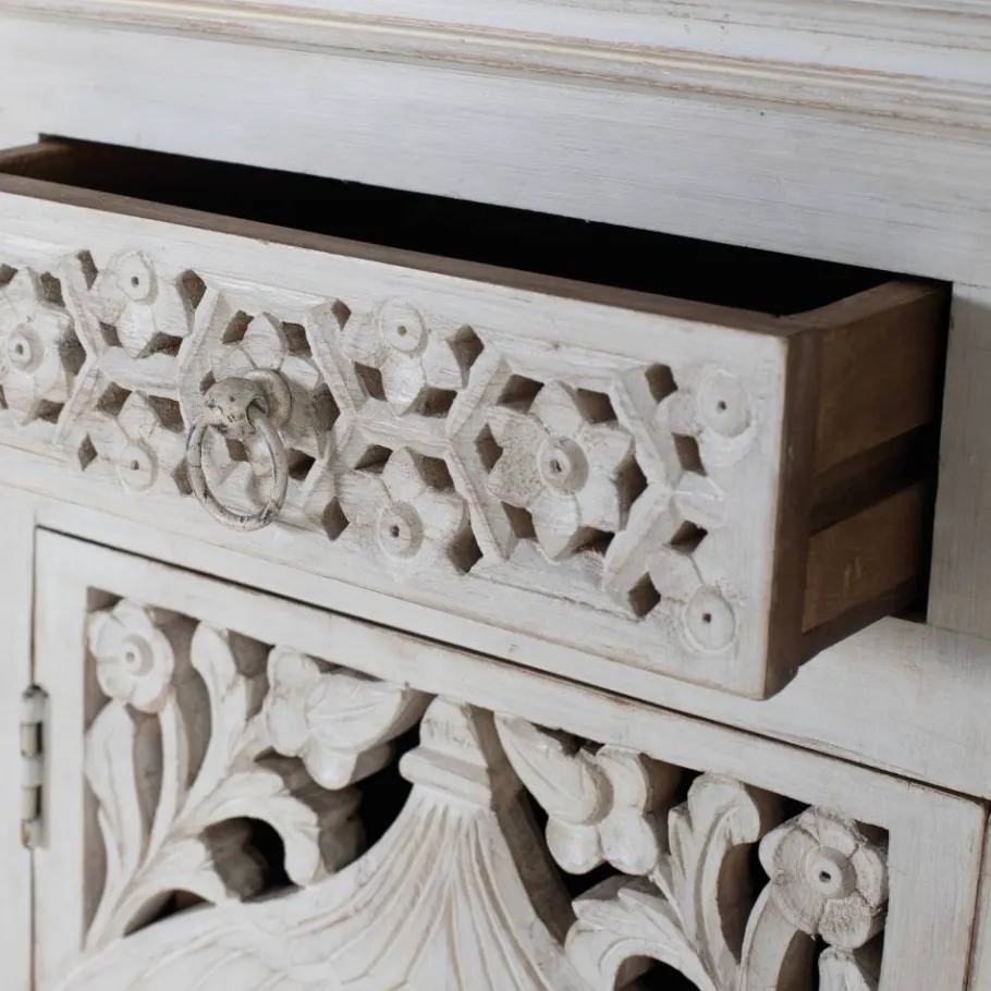 White Wash Sideboard im orientalischen Stil - Capo Sideboards