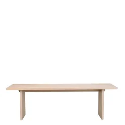 Sale White Wash Tisch & Lederstühle - Senatau (siebenteilig) Sitzgruppe