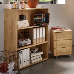 Best Wildeiche Aktenregal aus Massivholz - Rosenna Regale