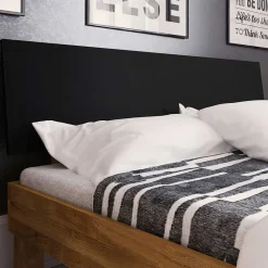 Wildeiche Bett mit 190cm Länge - Olbysca Betten