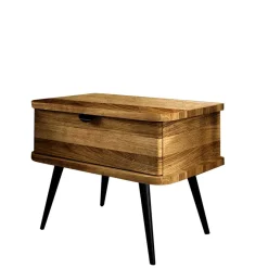 Best Wildeiche Bett mit Holzkopfteil - Casarius Betten