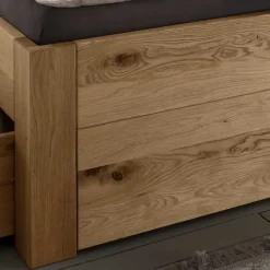 Sale Wildeiche Bett mit vier Schubladen modern - Zennian Betten