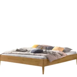 Best Wildeiche Doppelbett - kein Kopfteil - Defelira Betten