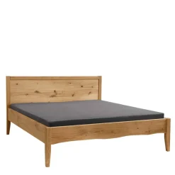 Best Wildeiche Doppelbett mit Holzkopfteil - Adeira Betten