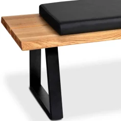 Outlet Wildeiche Esstischbank mit drei Sitzplätzen - Jessmine Sitzbank