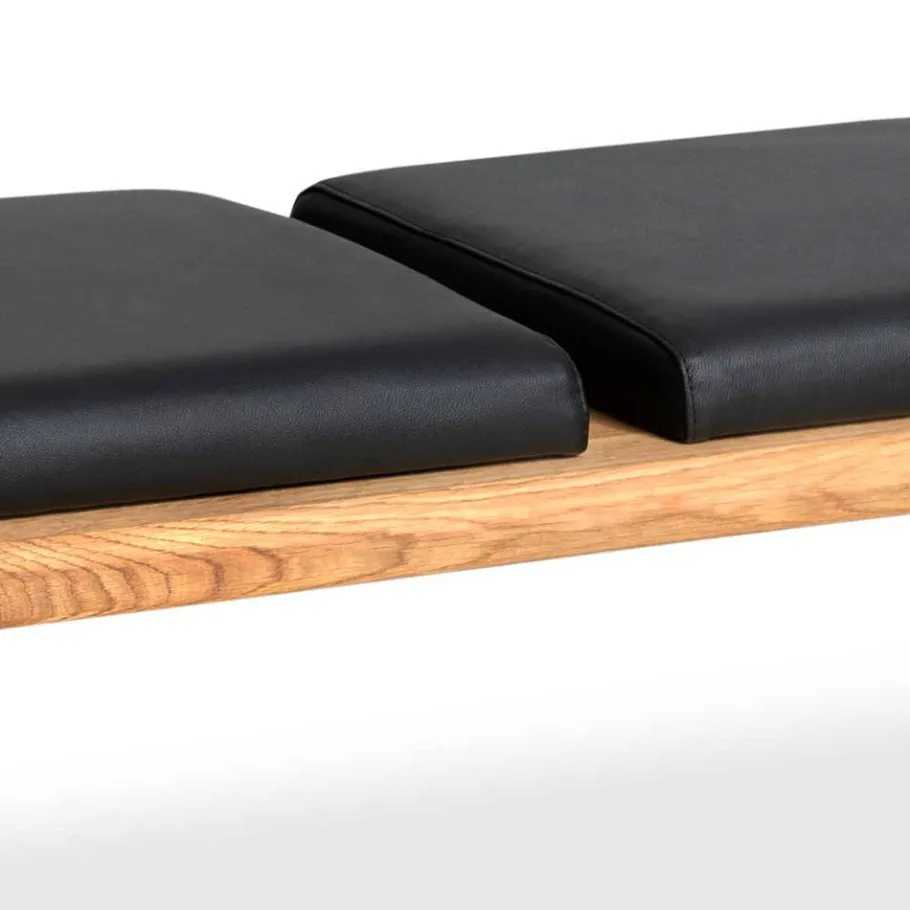 Outlet Wildeiche Esstischbank mit drei Sitzplätzen - Jessmine Sitzbank