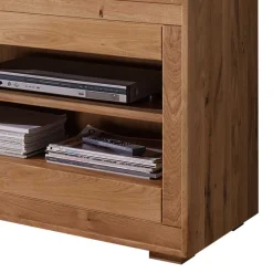 Outlet Wildeiche Fernsehtisch Troncon mit 130 cm Breite Tv & Hifi-Möbel|Lowboards