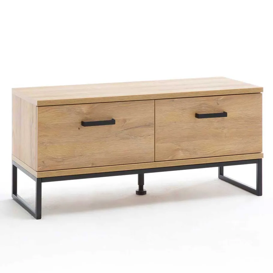 Outlet Wildeiche Flurbank mit zwei Klappen - Truvisas Sitzbank