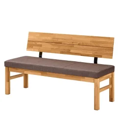 Sale Wildeiche Küchenbank mit Rückenlehne - Virds Sitzbank