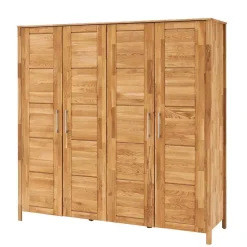 Sale Wildeiche Kleiderschrank mit Ausstattung - Memba I Kleiderschränke|Schränke