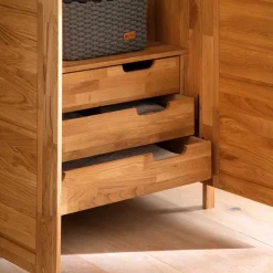 Sale Wildeiche Kleiderschrank mit Ausstattung - Memba I Kleiderschränke|Schränke