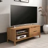 Best Wildeiche TV Board 111 cm breit - Laida Tv & Hifi-Möbel|Lowboards