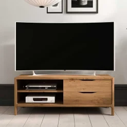 Best Wildeiche TV Board 111 cm breit - Laida Tv & Hifi-Möbel|Lowboards