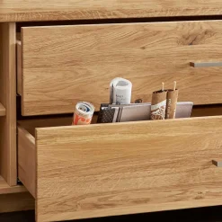 Sale Wildeiche TV Lowboard aus geöltem Massivholz - Loitons Tv & Hifi-Möbel|Lowboards