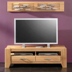 Outlet Wildeiche TV Lowboard mit zwei Schubladen - Miarizia Tv & Hifi-Möbel|Lowboards