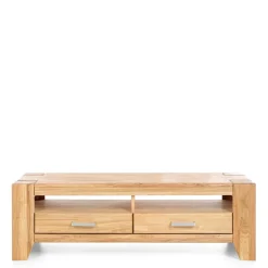 Outlet Wildeiche TV Lowboard mit zwei Schubladen - Miarizia Tv & Hifi-Möbel|Lowboards