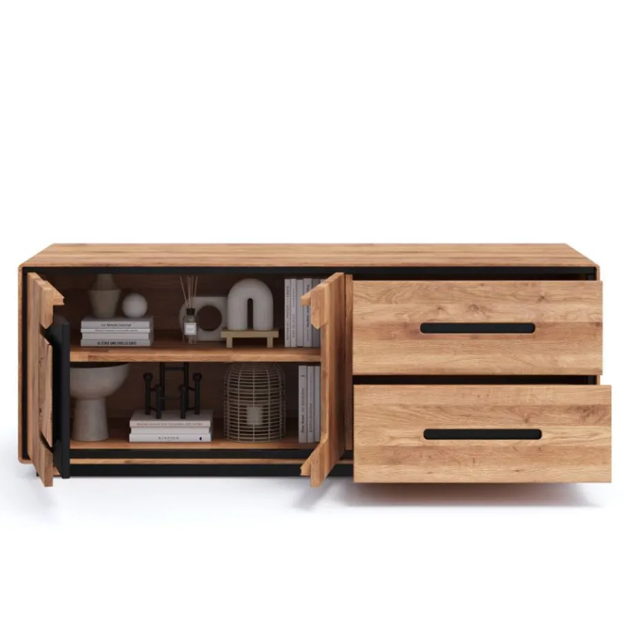 Best Wildeiche TV-Kommode in modernem Design - Shipper Tv & Hifi-Möbel|Lowboards