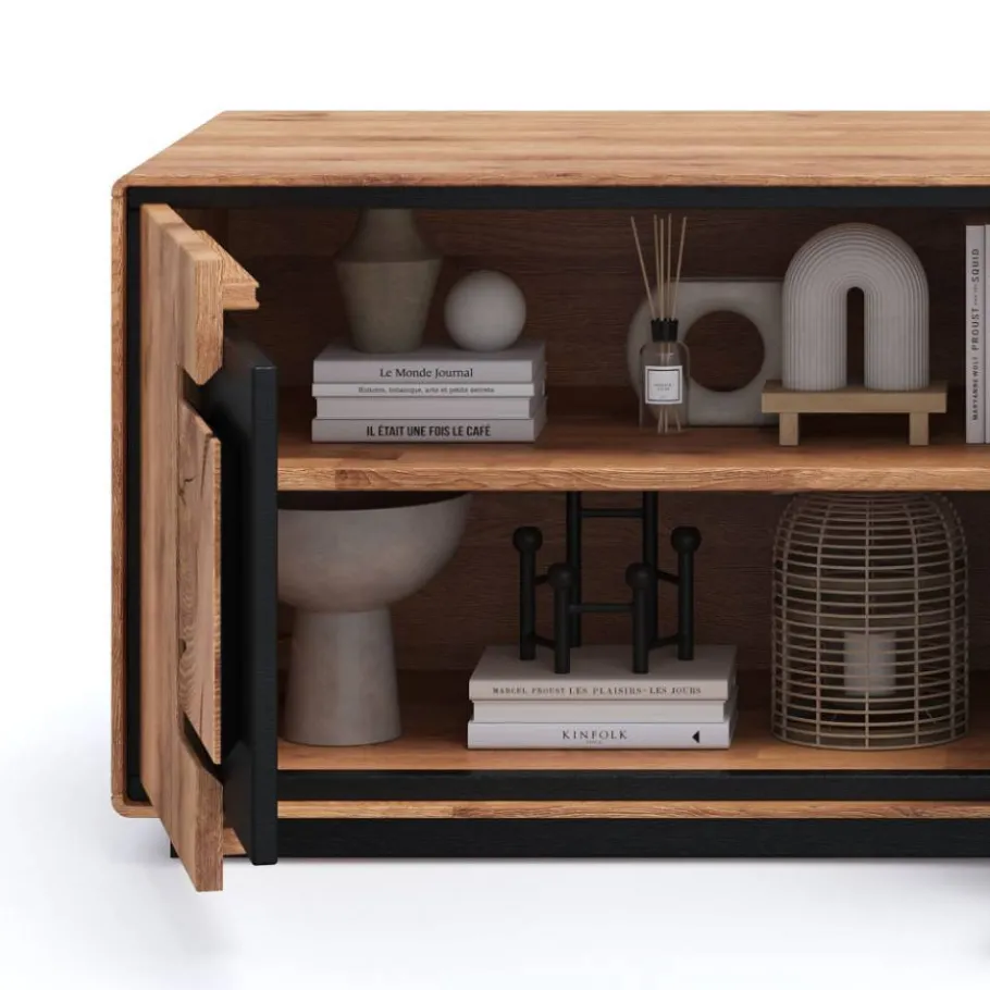 Best Wildeiche TV-Kommode in modernem Design - Shipper Tv & Hifi-Möbel|Lowboards