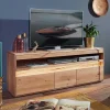 Outlet Wildeiche Unterschrank für TV mit Beleuchtung - Acmida Tv & Hifi-Möbel|Lowboards