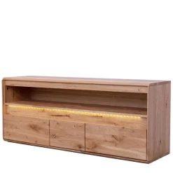 Outlet Wildeiche Unterschrank für TV mit Beleuchtung - Acmida Tv & Hifi-Möbel|Lowboards