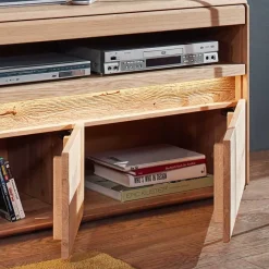 Outlet Wildeiche Unterschrank für TV mit Beleuchtung - Acmida Tv & Hifi-Möbel|Lowboards