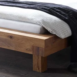 Best Wildeichebett in Natur geölt & gebürstet - Figuera Betten