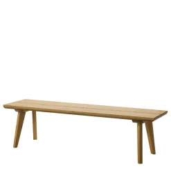 Outlet Wohnraum Bank aus Eiche Bianco geölt - Piava Sitzbank