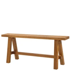 Online Wohnraum Holzbank aus Wildeiche massiv - Fanan Sitzbank