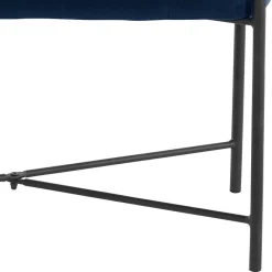 Wohnraum Sitzbank in Blau Samt - Isika Sitzbank