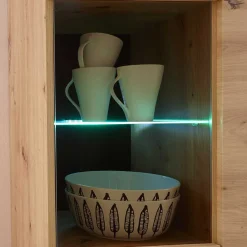 Wohnwand Möbelset Skandi Style - Olcian (vierteilig) Wohnwände