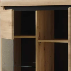 Wohnwand Möbelset Skandi Style - Olcian (vierteilig) Wohnwände