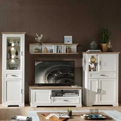 Wohnzimmer Country Möbel Set - Sinolita (vierteilig) WohnwÀnde