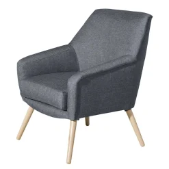 Outlet Wohnzimmer Einzelsessel in Blau - Legancas Sessel