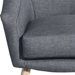 Outlet Wohnzimmer Einzelsessel in Blau - Legancas Sessel