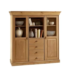 Wohnzimmer Highboard Piatra aus Kiefer teilmassiv Highboards