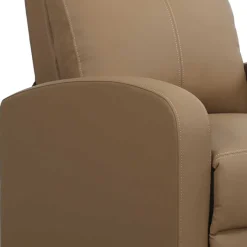 Clearance Wohnzimmer Kunstledersessel in Hellbraun - Ulnero Sessel