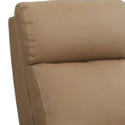 Clearance Wohnzimmer Kunstledersessel in Hellbraun - Ulnero Sessel