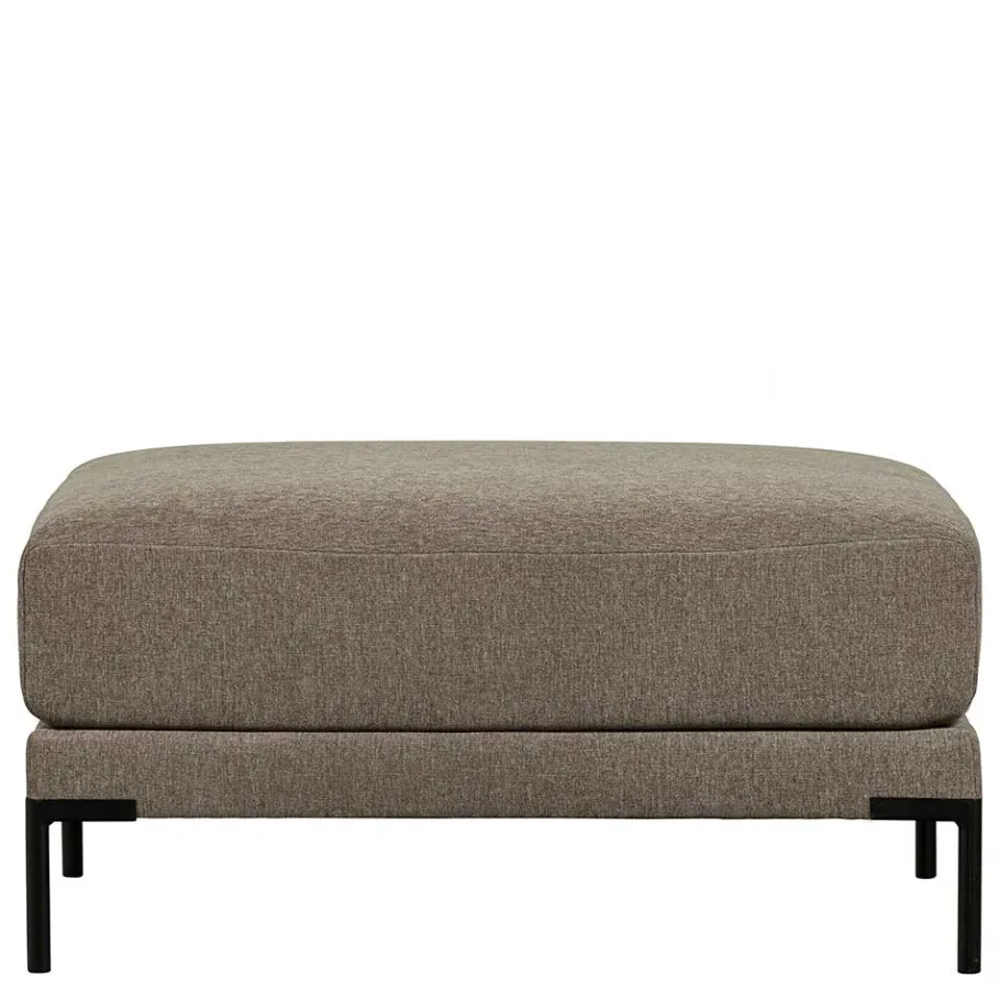 Wohnzimmer Polsterhocker in Taupe - Birte Hocker