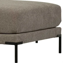 Wohnzimmer Polsterhocker in Taupe - Birte Hocker