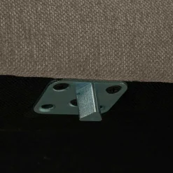 Wohnzimmer Polsterhocker in Taupe - Birte Hocker