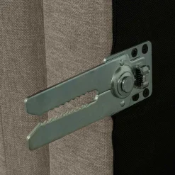 Wohnzimmer Polsterhocker in Taupe - Birte Hocker